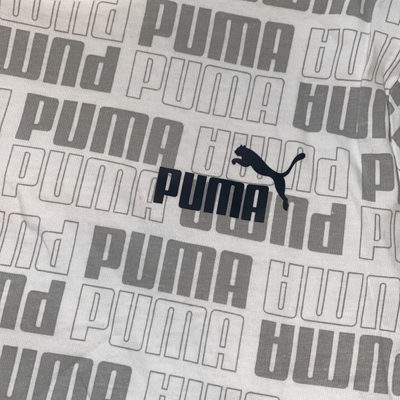 Puma 🆕 Boys Youth Tees 2PK Athletic Tshirt Set Black White Gray Bundle Pack - Picture 6 of 11